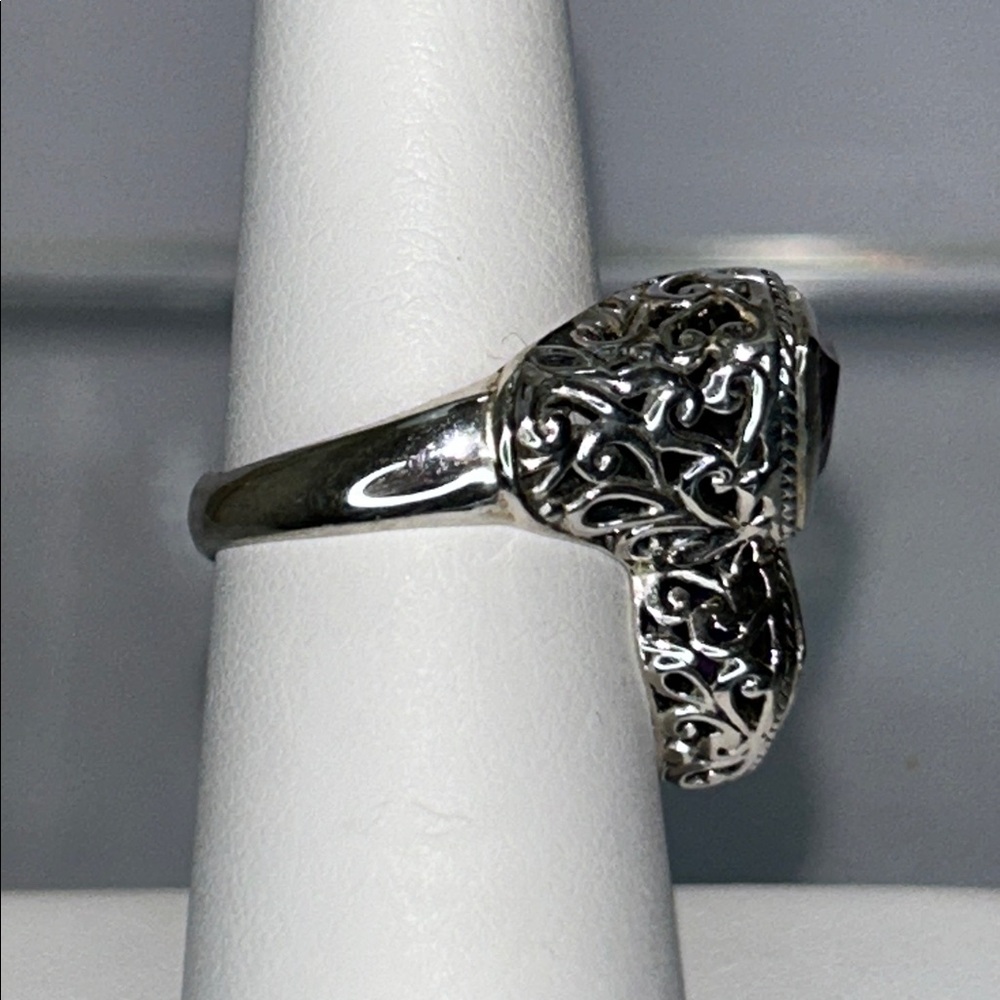 NWOT Samuel B. Genuine Multi Gemstone Sterling Silver Designer Ring Boho - Picture 3 of 8